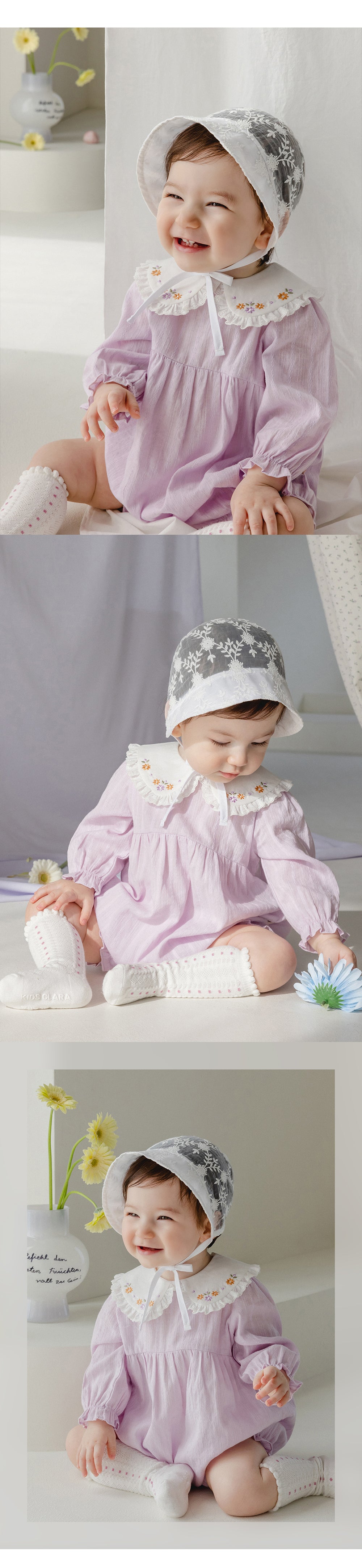Brianna baby bonnet
