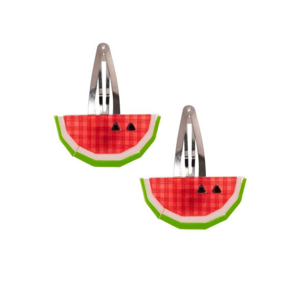Watermelon Snap Clip - Red Print