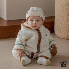 Roil Fleece Baby Coveralls