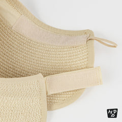 Lanua wide straw sun cap