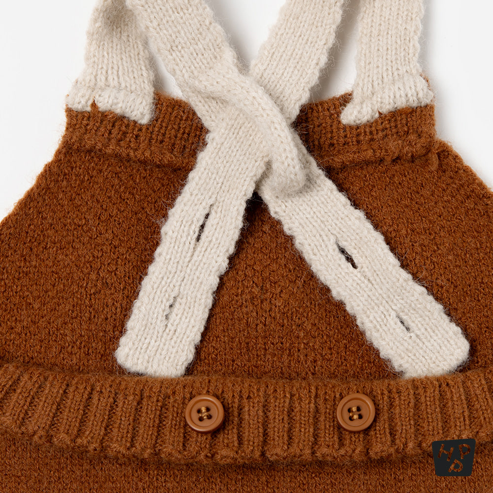 Moa Knit Baby Overall Set