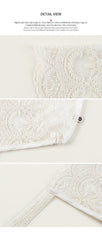 Cheney Lace Baby Bonnet