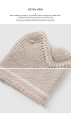 Jini crown knit baby hairband