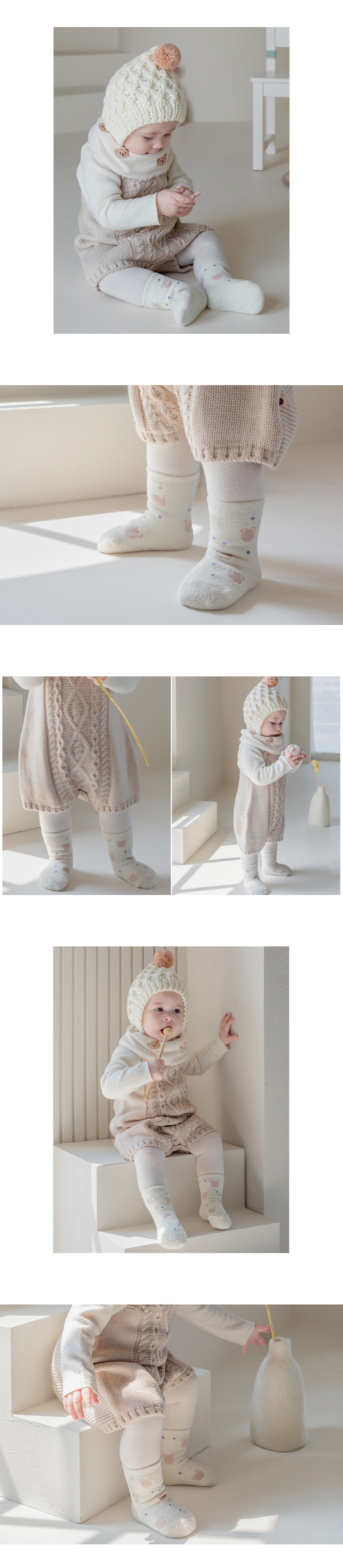 Delluna winter baby socks