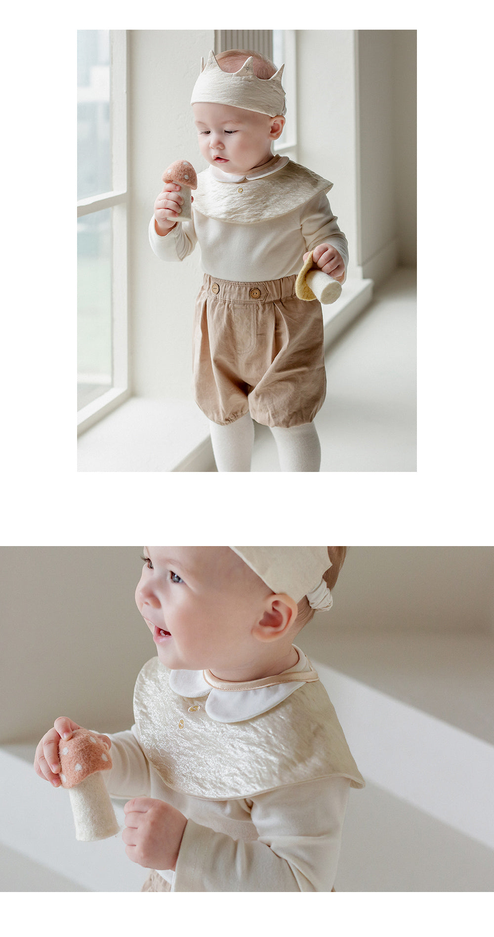 Drew baby collar bib