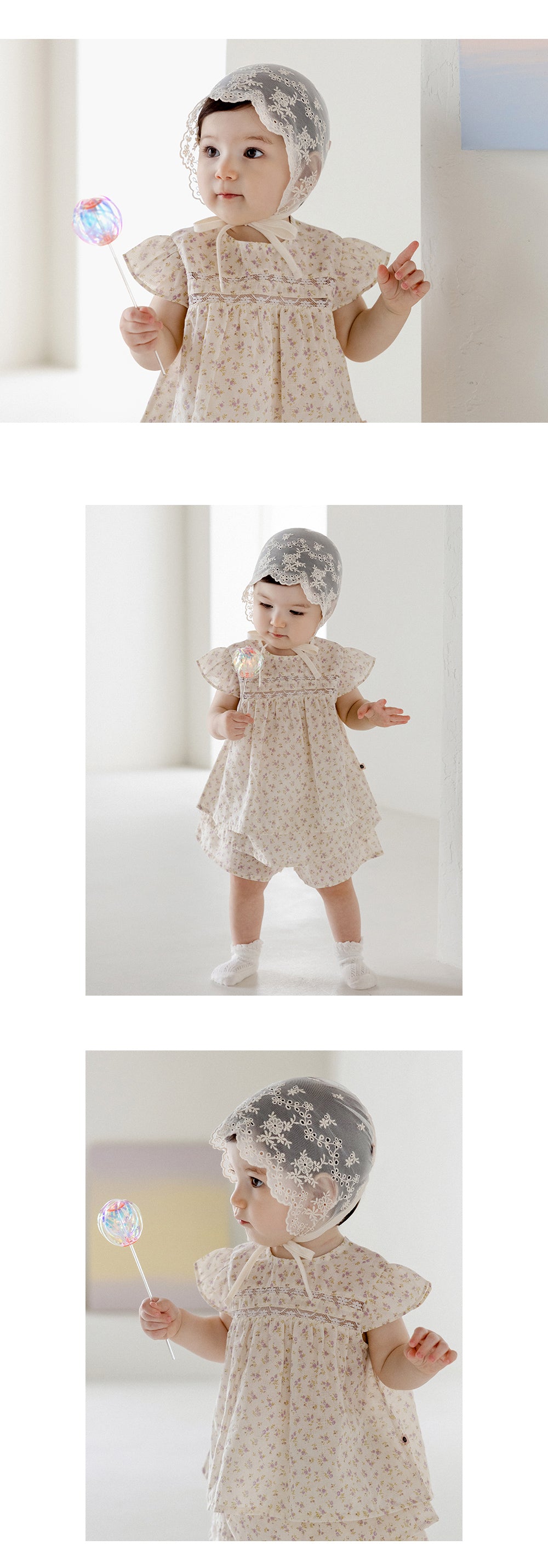 Elf lace bonnet
