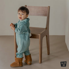 Honeydew double velour coveralls
