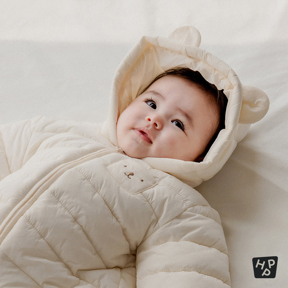 Bearboo vegan baby padded coveralls