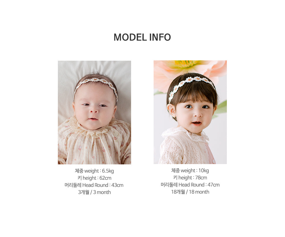 Flower lover baby hairband