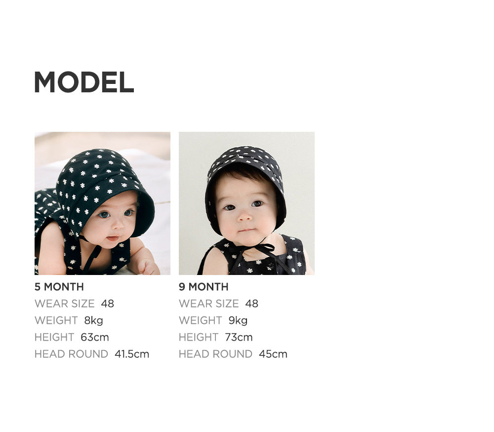 Fruity baby bonnet