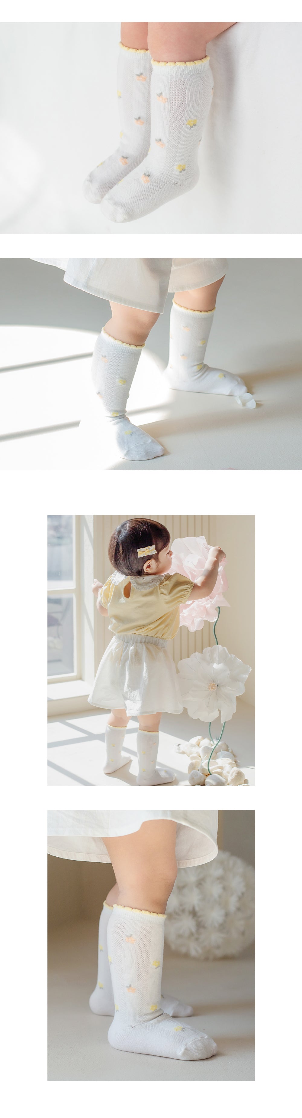 Leshu summer baby knee socks