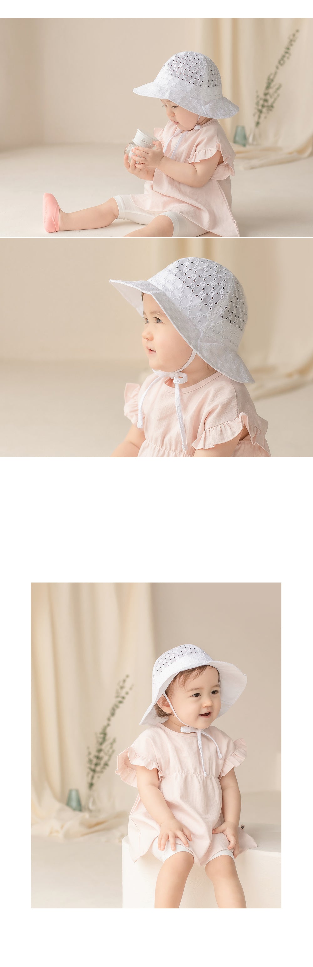 Miru eyelet sun hat