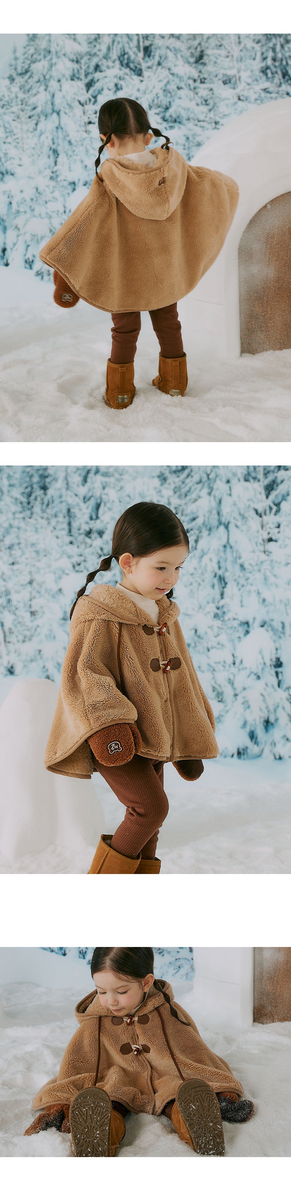 Roti Duffel Fleece Baby Cape