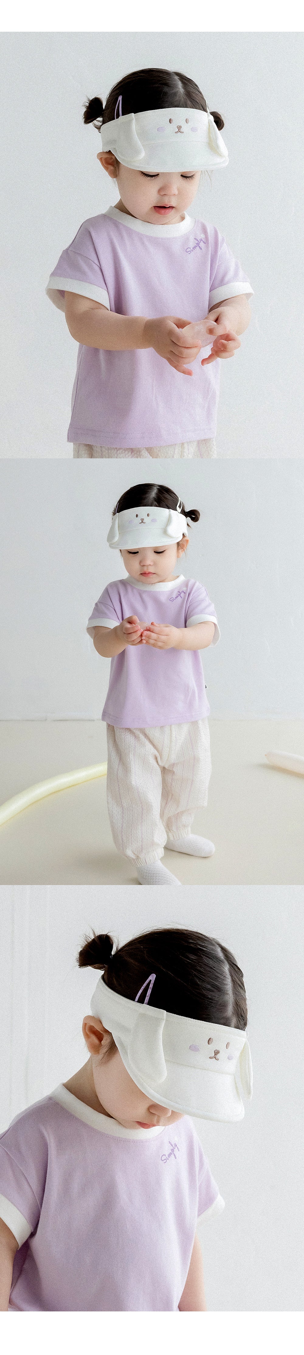 Runo baby sun cap
