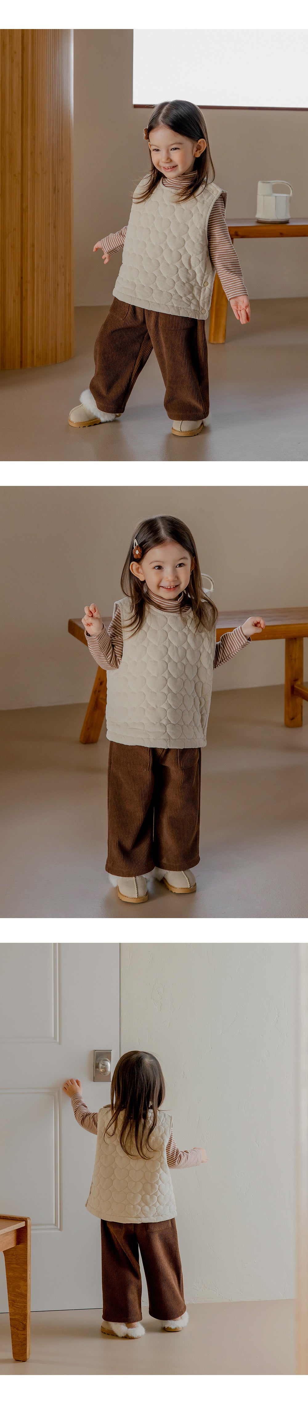 S'more Fleece Lined Corduroy Wide Pants