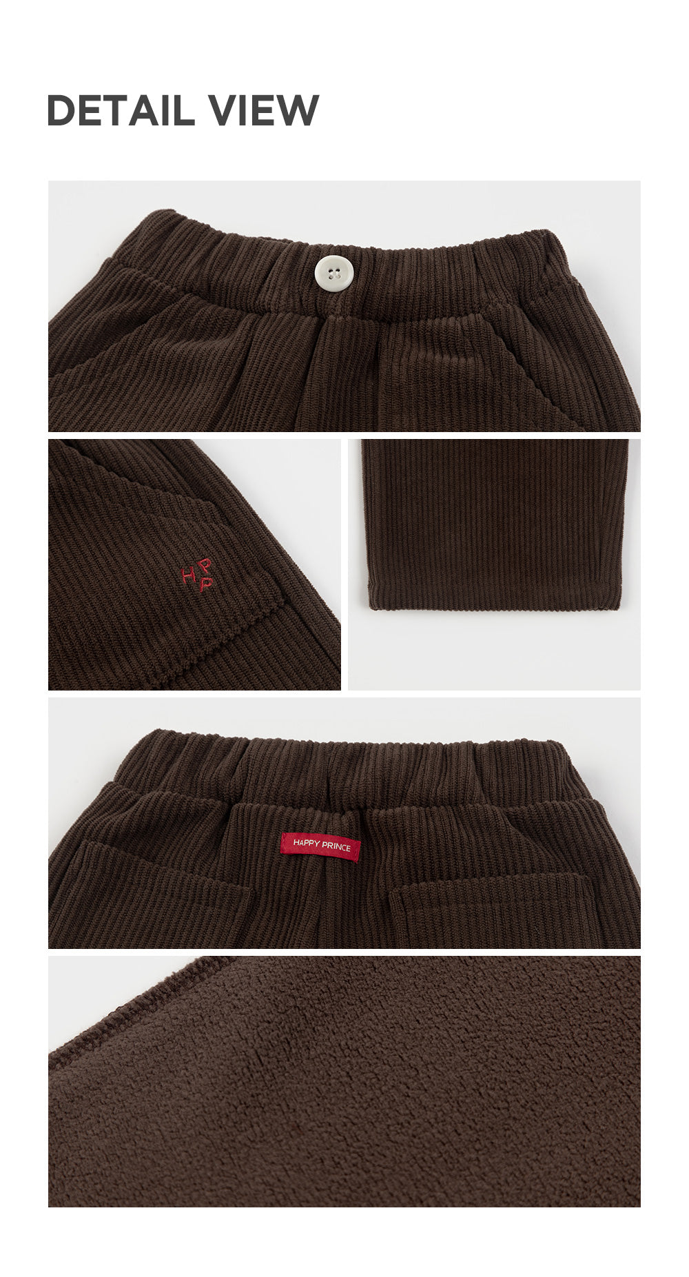 S'more Fleece Lined Corduroy Wide Pants